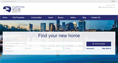 Desktop Screenshot of capitalriverrealty.com